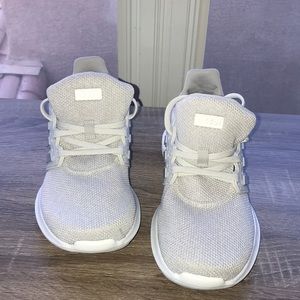 Adidas • gray and sliver shoes